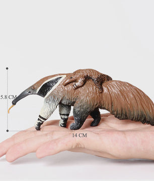 Realistische Dierenfiguren: Miereneter, Tapir, Schuifdiertje & Gordeldier - Educatief Speelgoed voor Kinderen