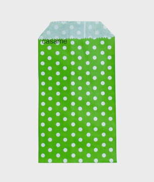 Kleine Kraft Papieren Zakjes met Stippen - Set van 10, 25 of 50 stuks - Ideaal voor Feestjes, Cadeaus en Kaarten