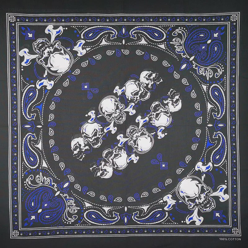 Skull Bandana Katoen - Hip Hop Stijl Hoofddoek & Accessoire