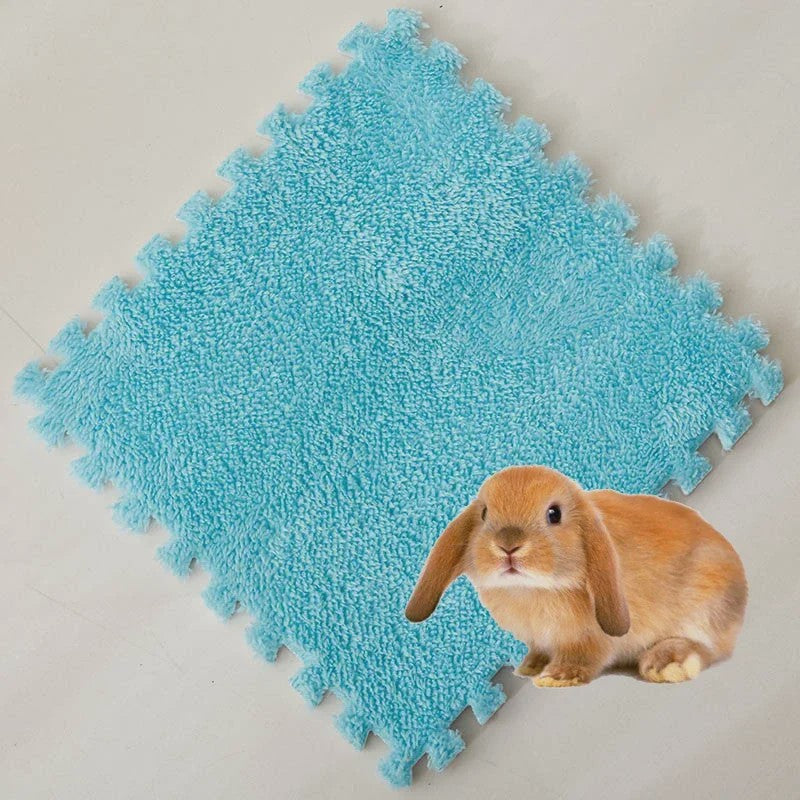 Set van 10 Waterdichte & Absorbente Bodembedekking Matten voor Kleine Huisdieren (Konijn, Cavia)