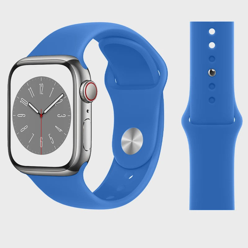 Sport Siliconen Bandje voor Apple Watch 38-49mm - Serie 1 t/m 11, SE, Ultra