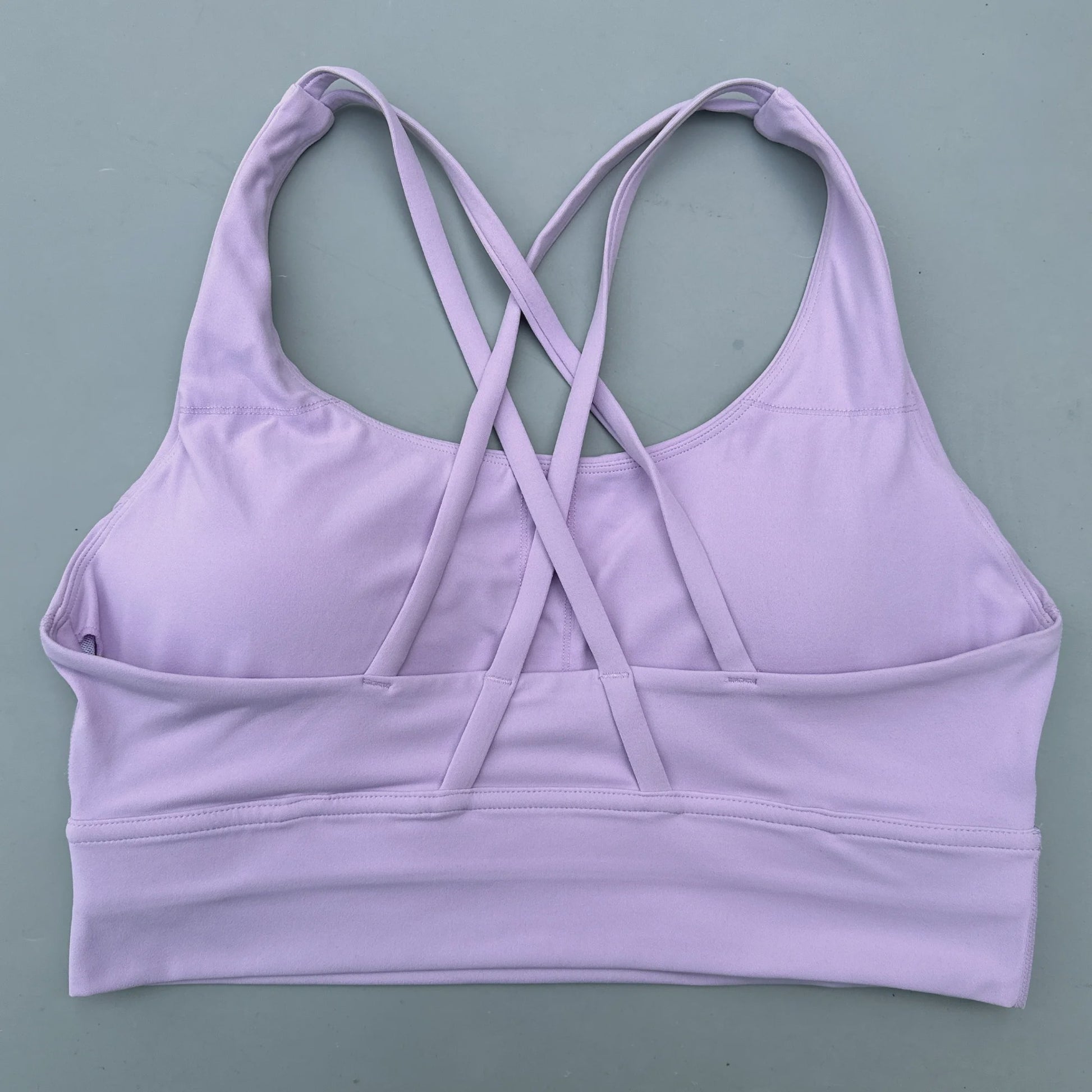 Comfortabele Sports BH met Push-Up Effect en Kruisbanden - Hoge Ondersteuning voor Yoga & Fitness