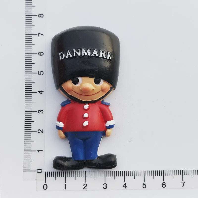 3D Koelkastmagneten Denemarken - Souvenir & Decoratie