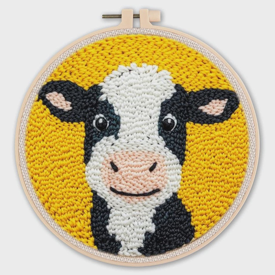 Punch Needle Borduurpakket - Dieren & Patronen - DIY Knutselset voor Beginners
