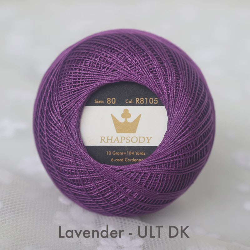Rhapsody Garen Maat 80 - 100% Egyptisch Katoen voor Haken, Breien & Macramé - 31 Kleuren