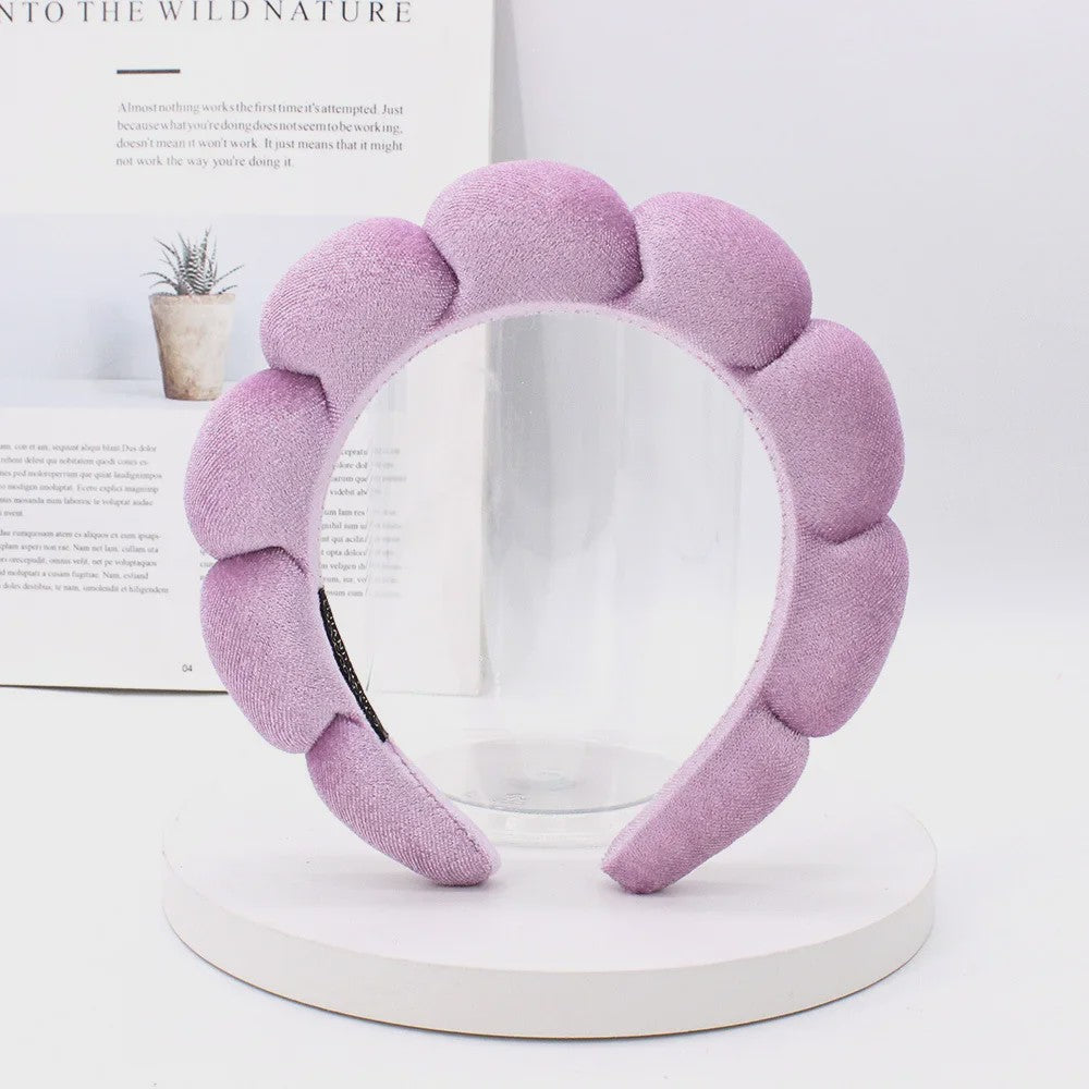 Luxe Velours Make-up Hoofdband - Comfortabel voor Gezichtswas & Huidverzorging
