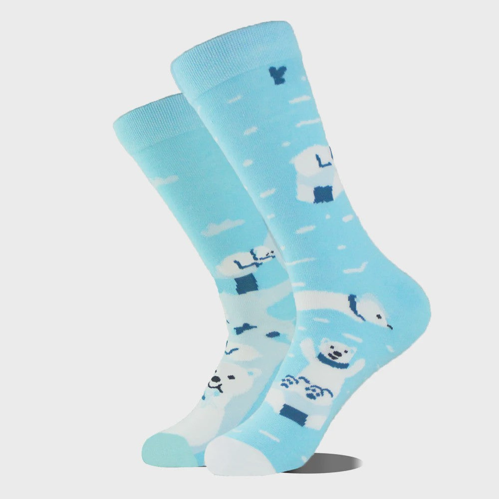 Grappige Heren Sokken met Dierenprint - Katoen, Mid-Length, Asymmetrisch Design