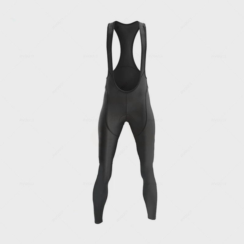 Heren Fietsset Lange Mouw Jersey met Bib Pants - Ademend en Comfortabel