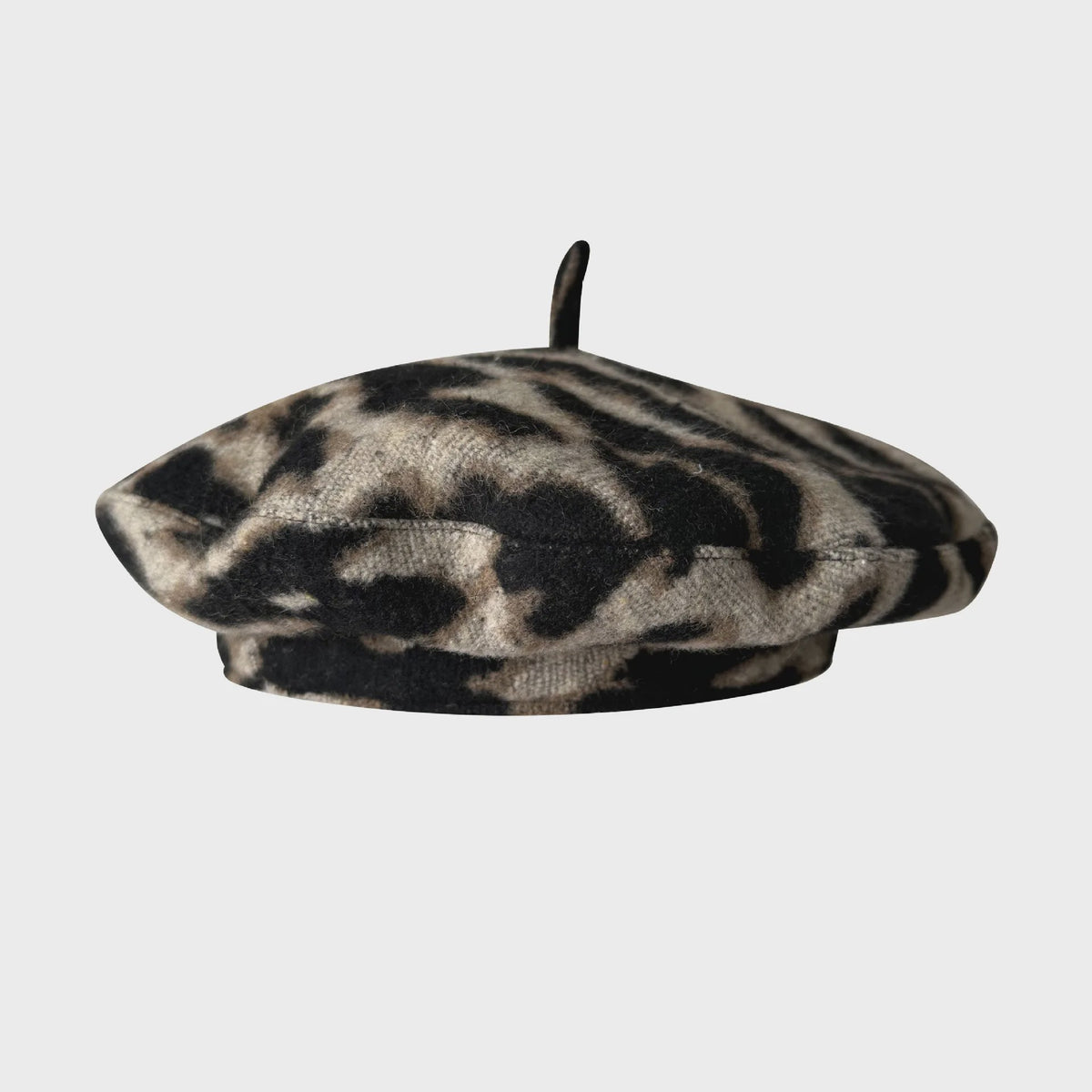 Stijlvolle Ruitjes Baret voor Dames - Retro Vliegende Schotel Hoed