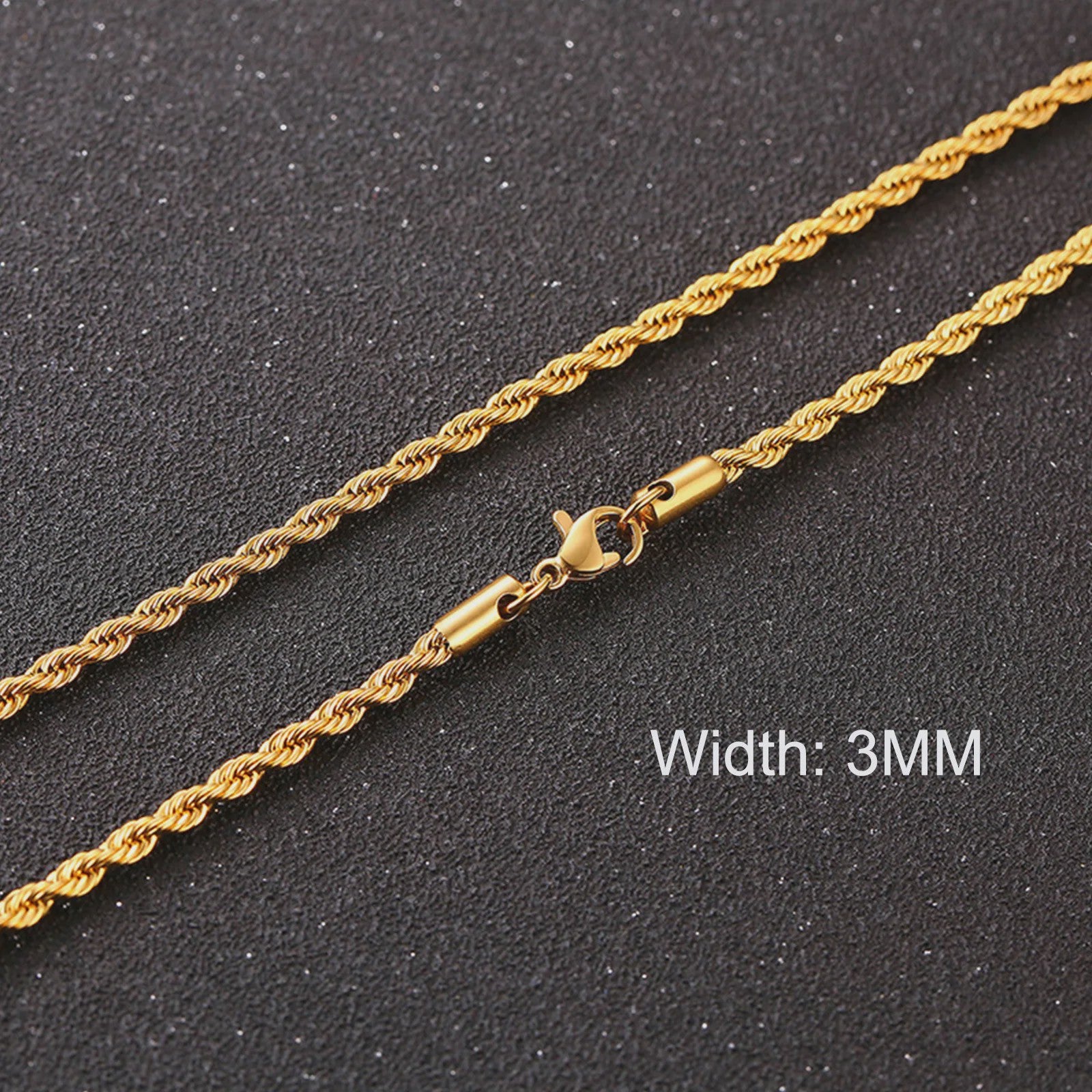 Klassieke Cuban Chain Ketting Heren Dames - Roestvrij Staal (3-11mm)