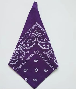 Klassieke Katoenen Bandana 55x55cm - Paisley Print Hoofdband voor Dames & Heren