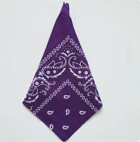 Klassieke Katoenen Bandana 55x55cm - Paisley Print Hoofdband voor Dames & Heren