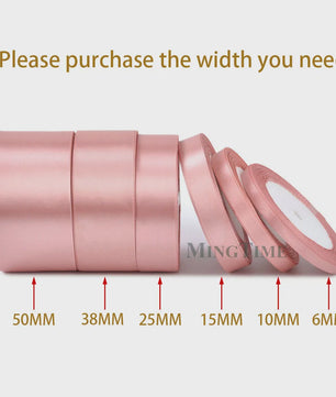 Satijnen Lint 22 Meter - Diverse Breedtes (6mm t/m 50mm) voor Decoratie & Knutselen