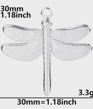 Set van 5 Zilverkleurige Stainless Steel Bedels: Ster, Maan, Zon, Vlinder, Roos & Ojo Turco