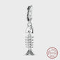 925 Sterling Zilver Charms: Walvishaai, Zeepaardje & Dolfijn - Luminous DIY Sieraden & Cadeaus