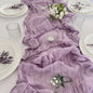 Luxe Kaasdoek Tafel Runner - Vintage Stijl voor Bruiloften & Feesten