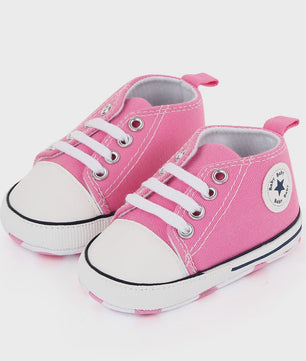 Babyschoenen Canvas Sneakers - Eerste Stapjes Schoentjes met Zachte Zool