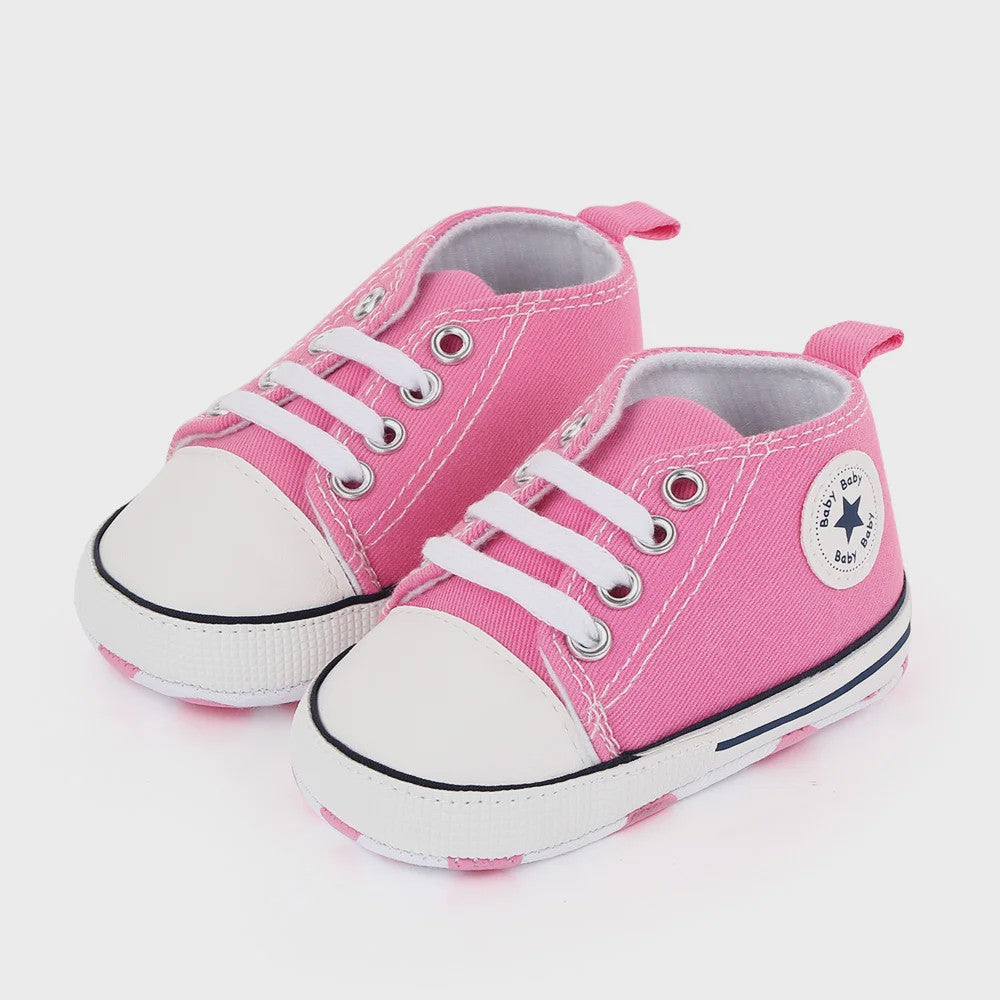 Babyschoenen Canvas Sneakers - Eerste Stapjes Schoentjes met Zachte Zool