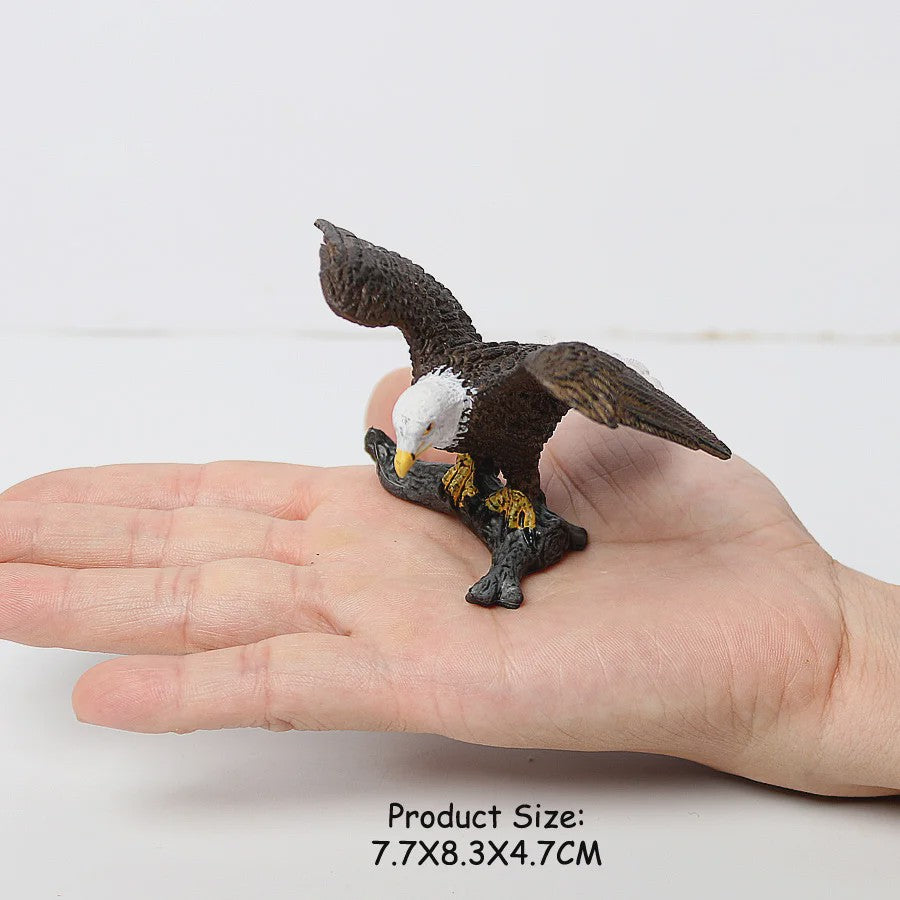 Realistische Roofvogel Figuren Set: Adelaar, Gier & Secretarisvogel - Educatief Speelgoed