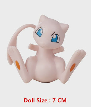 Pokemon Actiefiguren Set (4-9 cm) - Pikachu, Gengar, Eevee & meer - Cadeau & Verzamelen