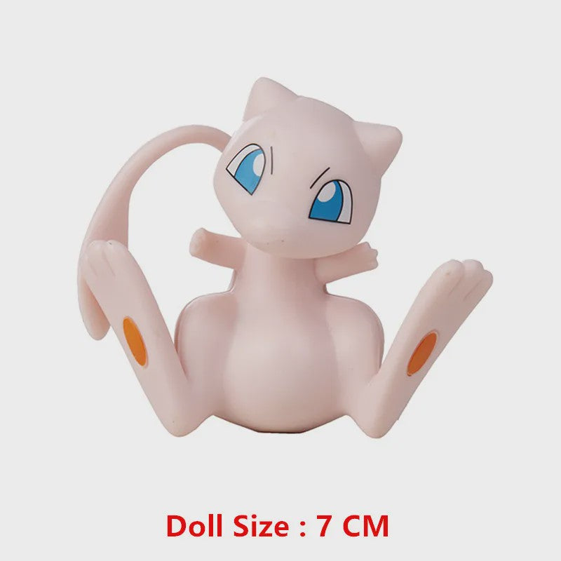Pokemon Actiefiguren Set (4-9 cm) - Pikachu, Gengar, Eevee & meer - Cadeau & Verzamelen