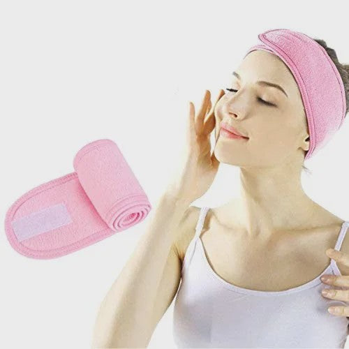 Verstelbare Make-up Haarband (5 Stuks) - Zachte Handdoekstof voor Gezichtsreiniging, Yoga & Spa