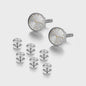 Set Manchetknopen en Tuxedo Studs voor Heren - Stijlvolle Accessoires voor Bruiloft en Feest