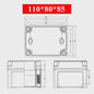 Waterproof Plastic Enclosure Box Electronic Electrical Project Box ABS Outdoor Junction Box Housing IP67 Project Instrument Case