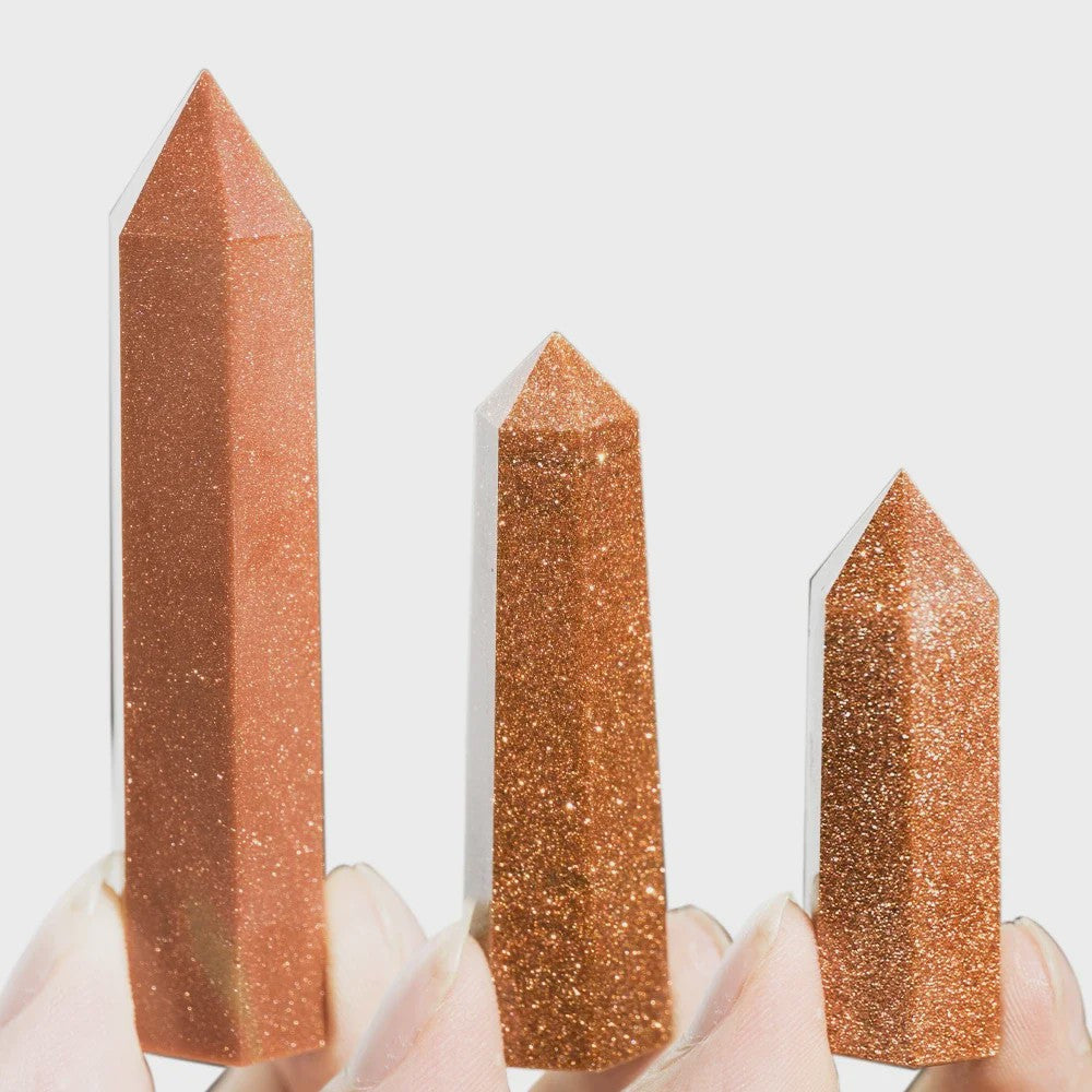 Natuurlijke Kristallen Punt Kolom - Energie Zuivering, Reiki & Meditatie Steen
