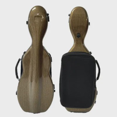 Luxe Carbon Fiber Vioolkoffer - Lichtgewicht & Duurzaam met Dubbele Draagband