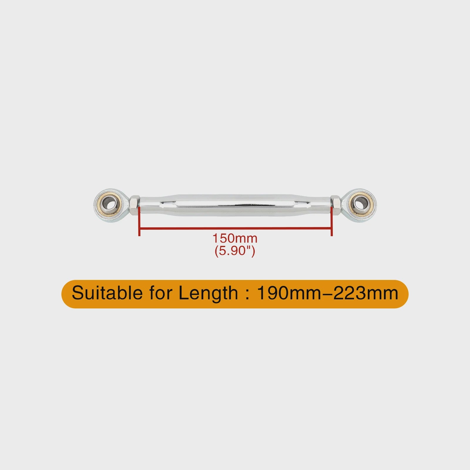 Universele Motor Schakelstang Linkage - 50mm tot 370mm - Verstelbaar