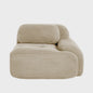 Moderne Corduroy Fauteuil Zonder Armleuningen met Kussen - SediaXL