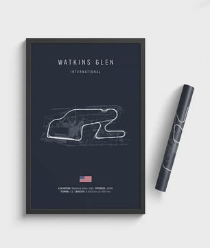 F1 Circuit Poster: Monaco Imola Track Art - Stijlvolle Motorsport Wall Art