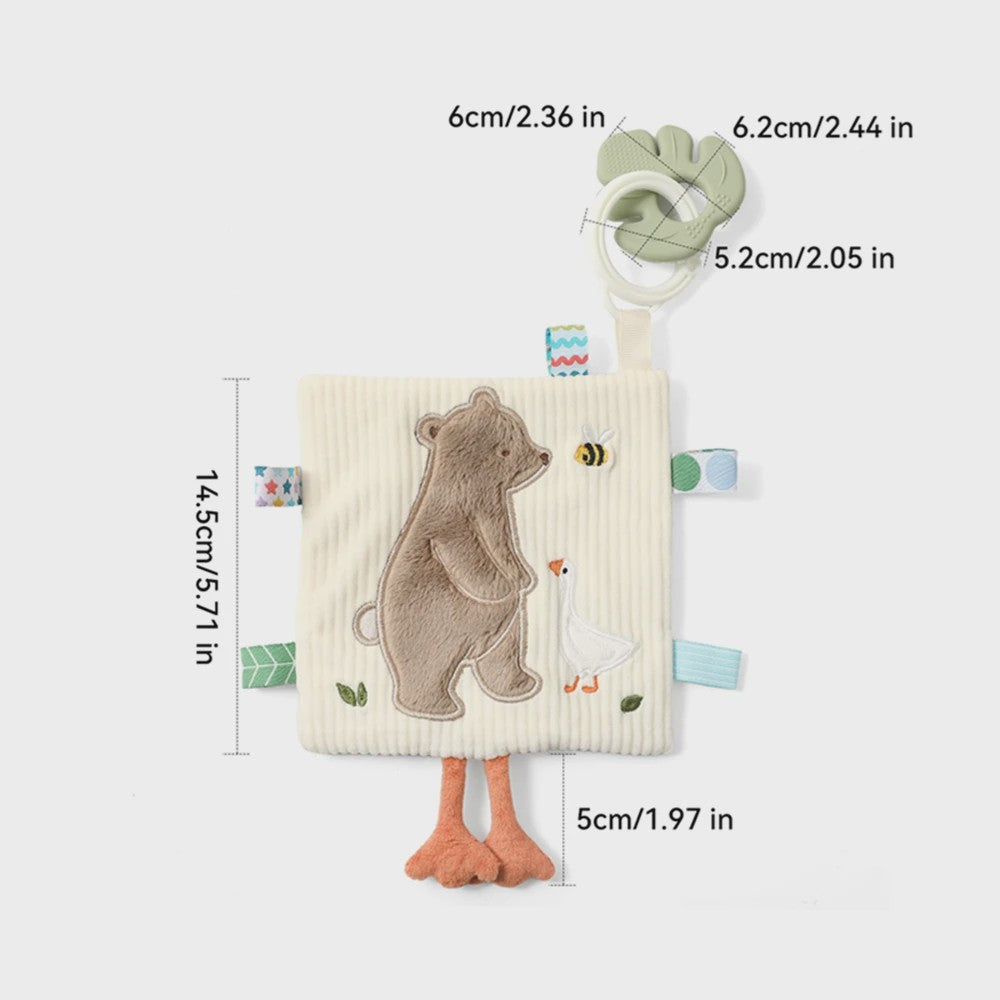 Montessori Stoffen Tissue Box Speelgoed - Educatief Sensorisch Speelgoed voor Baby's met Vinger Oefening