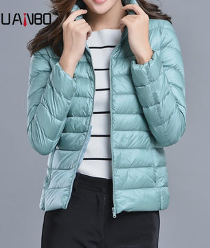 Dames Lichtgewicht Donsjack - Kort, Warm & Stijlvol Lente Jack - 15 Kleuren
