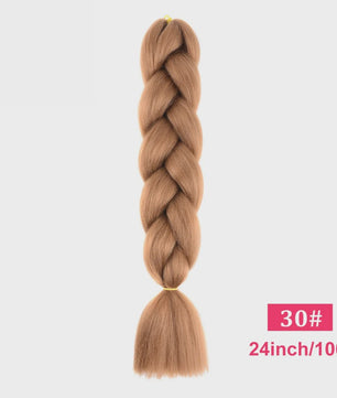 24 Inch Jumbo Braids Haarverlenging - Synthetisch Vlecht Haar in Kleurrijke Tinten