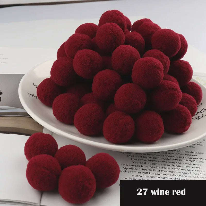 Mix van Zachte Pompoms (8-30mm) voor Knutselen, Decoratie & Speelgoed