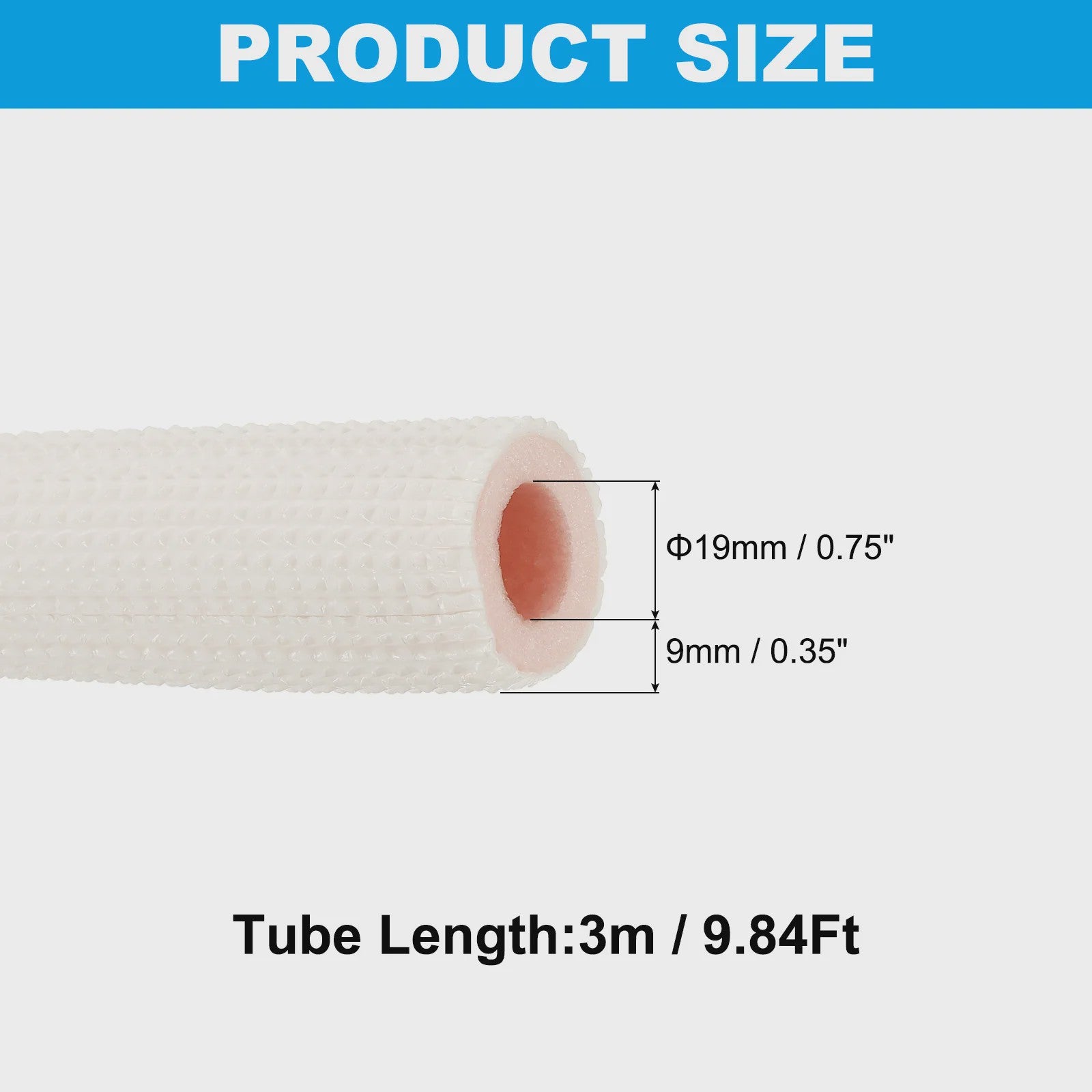Isolatieschuim Buizen voor Airconditioner Leidingen - Warmte- en Koudeisolatie (1/2/3 Meter)