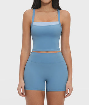 Dames Yogaset: Seamless Sport BH & Hoge Taille Legging