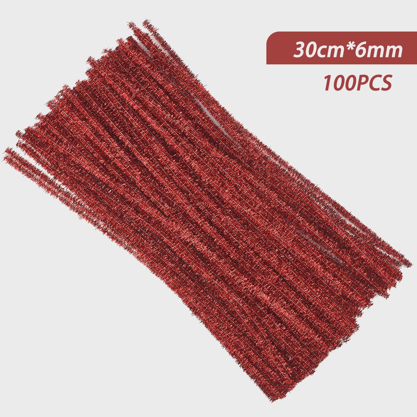 100 Stuks Chenille Stelen - Flexibele Knutseldraad voor Creatieve DIY Projecten