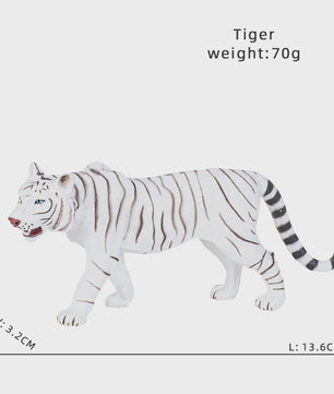 Realistische Wild Animal Speelgoed Set: Olifant, Leeuw, Cheetah, Tijger - Educatief Cadeau