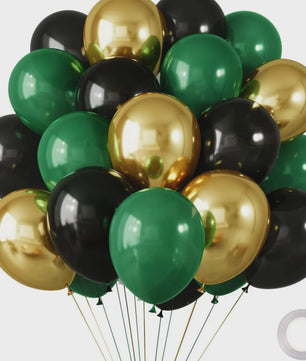 30 Stuks Chrome Latex Ballonnen Mix: Wit, Roze & Blauw - Feestdecoratie