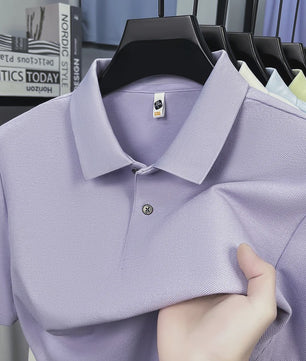 Heren Poloshirt Korte Mouw - 100% Gemerceriseerd Katoen, Ademend & Stijlvol voor Zomer, Golf & Casual