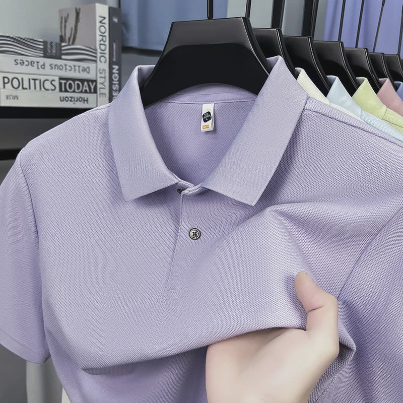 Heren Poloshirt Korte Mouw - 100% Gemerceriseerd Katoen, Ademend & Stijlvol voor Zomer, Golf & Casual