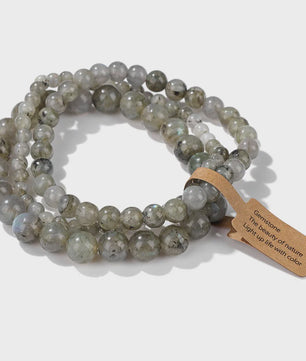 Set van 3 Natuurstenen Kralen Armbanden - Dames & Heren - 4, 6, 8 MM
