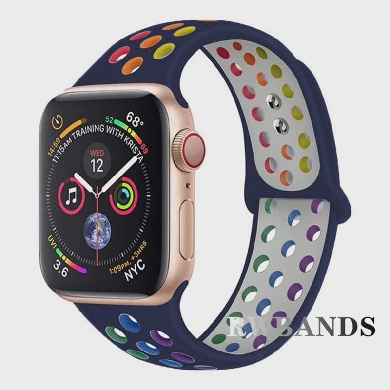 Ademende Sportband voor Apple Watch (38-49mm) - Comfortabele Vervangingsband