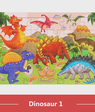 Houten 3D Montessori Puzzel - 30 Delen met Vrolijke Dieren - Educatief Speelgoed voor Kinderen