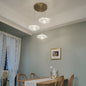 Moderne Glazen Hanglamp - Sfeervolle Verlichting voor Keuken, Eetkamer & Slaapkamer