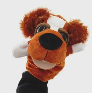 Zachte Pluche Handpoppen - Educatief Speelgoed voor Baby's en Kinderen (Diverse Dieren)