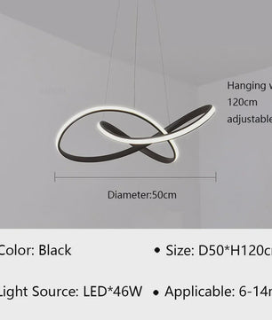 Moderne LED Hanglamp - Stijlvolle Verlichting voor Woonkamer, Eetkamer & Slaapkamer